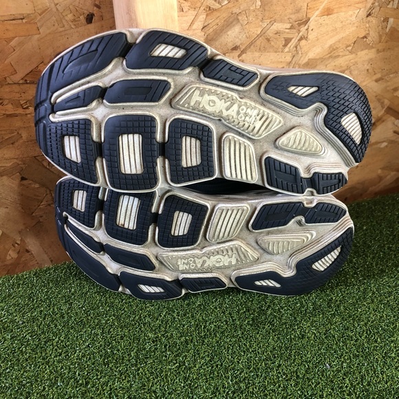 Hoka One One Bondi 6 Blue Lace Up Athletic Running Shoes Women’s 6.5 Wide - Picture 7 of 10